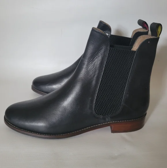 Joules Stamford Premium Leather Chelsea Boots Sz.9 - Picture 4 of 10